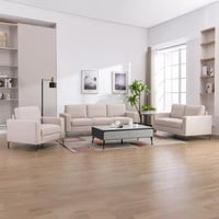 كنبة مفردة قماش من ديلفي بمساند ذراعين بأرجل معدن...