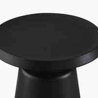 طقم طاولات قهوة كالڤيرنا مستديرة قطعتين معدن اسود...