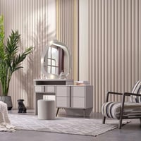 طقم غرفة نوم كينج 6 قطع بسرير هيدروليك من كونراد -...