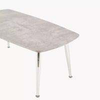 طاولة قهوة مستطيلة سورڤيناي سطح من خشب هندسي رمادي...