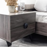 طقم غرفة نوم كينج 5 قطع من آشفورد - 180x200 سم