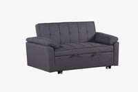 كنب سرير ثلاث مقاعد لون رمادي فاتح من باريس