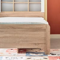 سرير فردي ذكي بلوح رأسي بمساحة تخزين من سيلفاريا -...