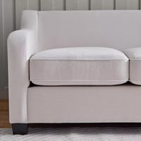 كنبة فيلورا مقعدين مع 5 وسائد احجام مختلفة قماش لو...