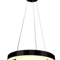 علاقي مودرن قاعدة واحدة اسود لون الانارة اصفر 36 و...