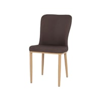 كرسي طعام ماريانا قماش بأرجل معدن مقاس 84x41x42 سم