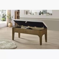 طقم طاولة سفرة خشب 6 كراسي و مقعد بنش قماش و حشو ا...