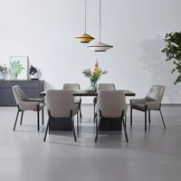 طقم طاولة سفرة كبيرة مع وبوفيه 3 أبواب و 3 ادراج أ...