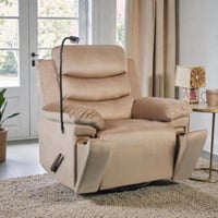 كرسي استرخاء أوريليا هزاز دوار مع حامل جوال مع أكو...