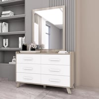 طقم غرفة نوم كينج 5 قطع من هارفارد - 180x200 سم