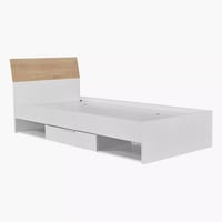 سرير مفرد بدرجين للتخزين من ريفولينا - 90x200 سم