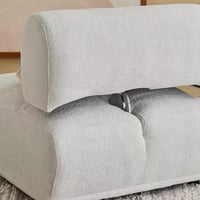 كرسي ميريلّا قماش لون كريمي دون مساند ذراعين مسند...