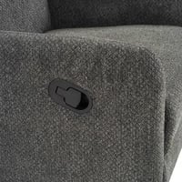 كرسي استرخاء كهربائي دوناتيللا قماش رمادي قابل للط...