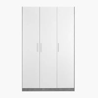 خزانة ملابس 3 أبواب 5 رفوف من سولڤار