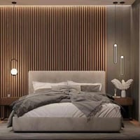 سرير لورا منجد بالكامل قماش مخمل لون بيج