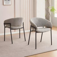 طقم طاولة سفرة من الحجر الملبد ابيض كريسين قماش رم...