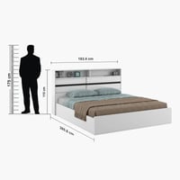 طقم غرفة نوم كينج 5 قطع شديد اللمعان من براج - 180...