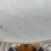 طاولة قهوة بسطح من الرخام الأصلي - هيليكس