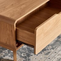 طقم طاولة قهوة أرفانيا وطاولتان جانبيّتان بدرج من...