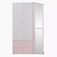 خزانة ملابس بـ3 أبواب ودرجين مع مرآة من كارڤيليا