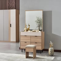 طقم غرفة نوم كينج 6 قطع من سوان - 180x200 سم