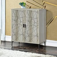 خزانة أحذية تاريا خشب 2 باب باللون الرمادى مقاس 80...