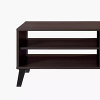 طاولة قهوة فِسلونا خشب هندسي بني برفين للتخزين