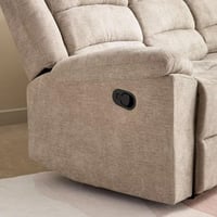 كنبة استرخاء كارفونا بمقعدين قابل للضبط قماش لون ب...