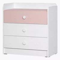 طاولة تزيين صغيرة بـ3 أدراج بدون مرآة من سيلفيانا