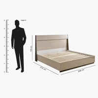 طقم غرفة نوم سوبر كينج عالي اللمعان 5 قطع من كارتر...