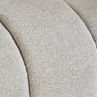 كنبة مفردة إيزولا بمساند ذراعين قماش بوكلية لون رم...