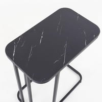 طاولة خدمة أفيورا بسطح رخامي باللون الأسود و قاعدة...