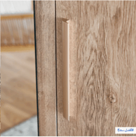 خزانة ملابس كيرفي 4 أبواب مع درجين ومرآتين – تصميم...