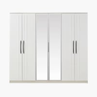 خزانة ملابس 6 أبواب مع مرآة - أوبولينت