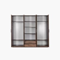 خزانة ملابس بـ6 أبواب ودرجين ومرايا نكست من فالرين...