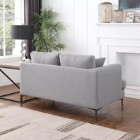 كنبة مقعدين مع ووسادتين مستديرتين من كويلا لون رما...