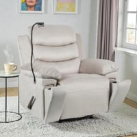 كرسي استرخاء أوريليا هزاز دوار مع حامل جوال مع أكو...