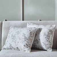 كنبة لورڤيلا مقعدين مع وسادتين منقوشة قماش لون رما...