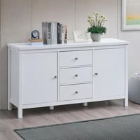 وحدة جانبية نوفيليا أنيقة ببابين و3 أدراج معدن مع...