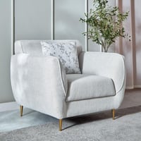 طقم كنب فيونارا كرسي بمساند ذراعين كنبة 3 مقاعد و...