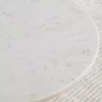 طاولة قهوة بفيررينا سطح من الرخام الأصلي ابيض بقاع...