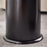 طقم طاولات قهوة أكرا من الحجر الملبد بقاعدة خشب -...