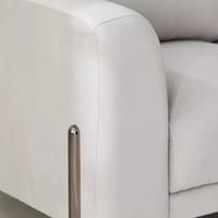 كرسي قماش مقعد واحد بمساند ذراعين من إلارا