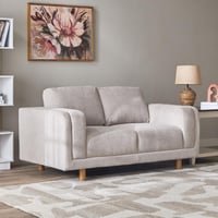 طقم كنب نيرفونا كنبة 3 مقاعد و كنبة مقعدين لون رما...