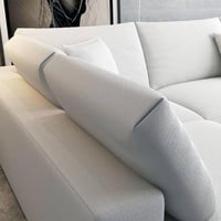 كنبة زاوية الفا على شكل حرف L قماش شانيل فاخر