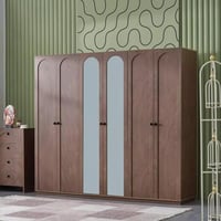 خزانة ملابس ستة أبواب مع مرآتين من أفوسترا