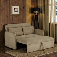 كنبة سرير داريا ثنائية ب 4 وضعيات قماش ناعم بلون ب...