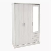 خزانة ملابس بلير 3 أبواب مع درجين ومرآة – عملية بت...