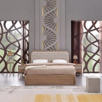 طقم غرفة نوم كينج 6 قطع من لوريتا - 180x200 سم