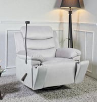 كرسي استرخاء أوريليا هزاز دوار مع حامل جوال مع أكو...